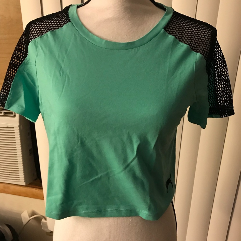 Pink crop top